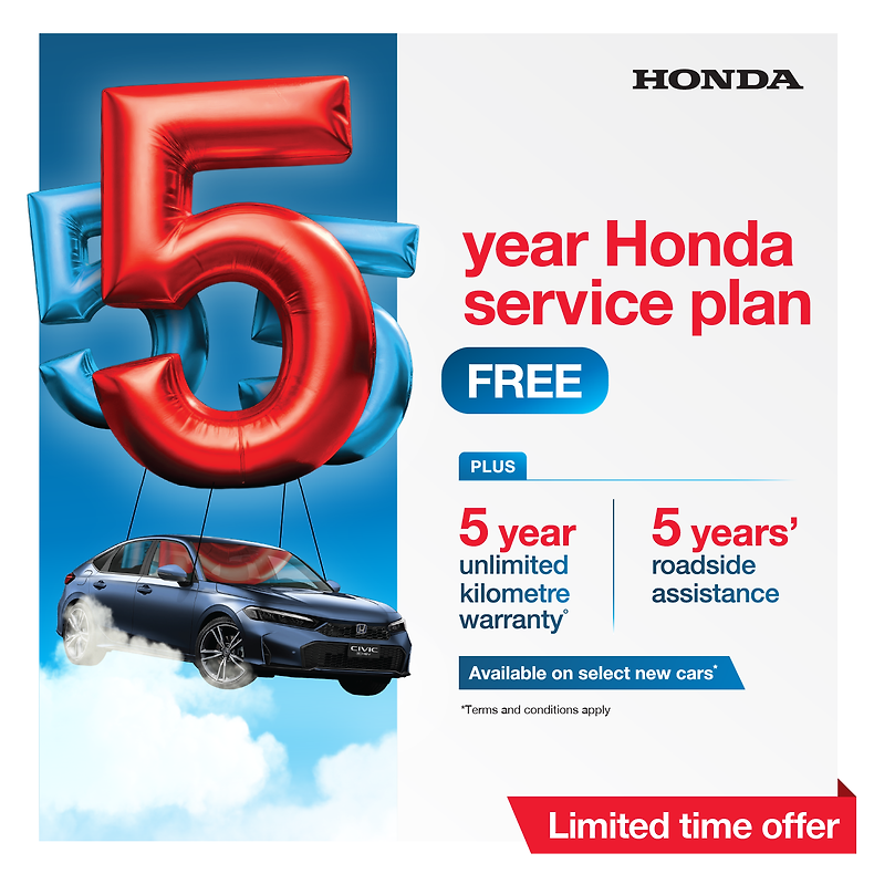 Enjoy Five Years of Added Confidence with Honda's 5-5-5 Offer