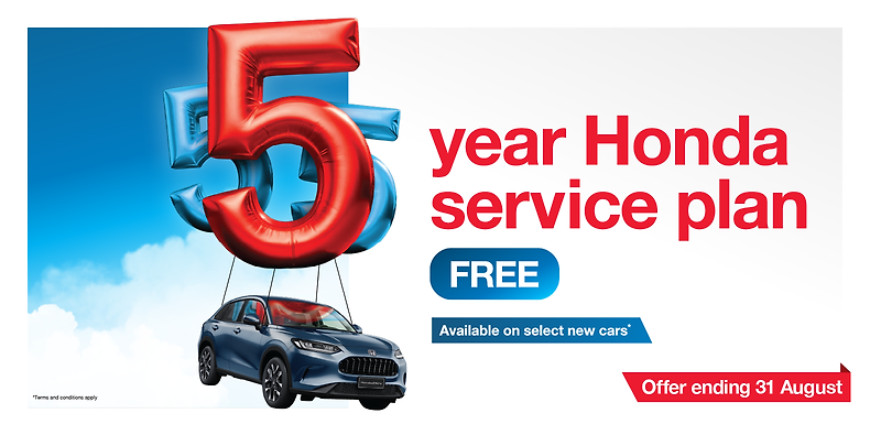 Enjoy Five Years of FREE Scheduled Servicing