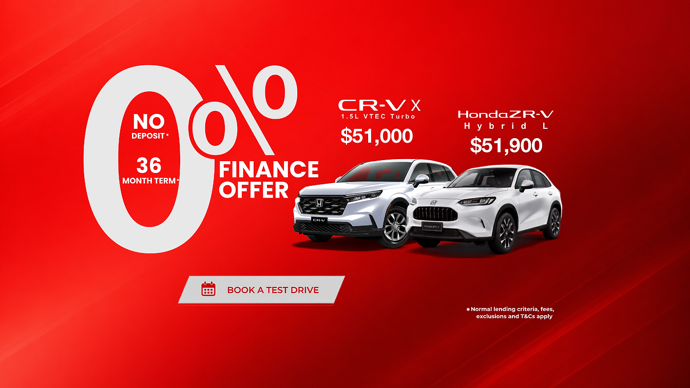 CR-V and Honda ZR-V Special Finance Offer