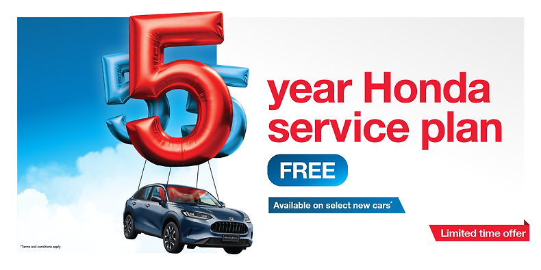 Enjoy Five Years of FREE Scheduled Servicing